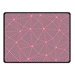 Triangle Background Abstract Double Sided Fleece Blanket (Small)  45 x34  Blanket Front