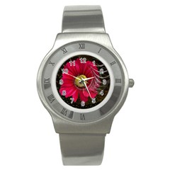 Fantasy Flower Fractal Blossom Stainless Steel Watch by BangZart