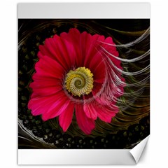 Fantasy Flower Fractal Blossom Canvas 16  X 20   by BangZart