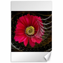 Fantasy Flower Fractal Blossom Canvas 24  X 36  by BangZart