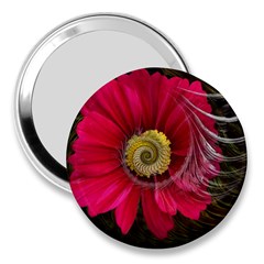 Fantasy Flower Fractal Blossom 3  Handbag Mirrors by BangZart