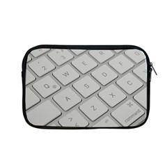 Keyboard Letters Key Print White Apple Macbook Pro 13  Zipper Case by BangZart