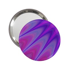 Purple Star Sun Sunshine Fractal 2 25  Handbag Mirrors by BangZart