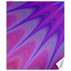 Purple Star Sun Sunshine Fractal Canvas 20  X 24   by BangZart