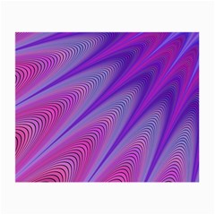 Purple Star Sun Sunshine Fractal Small Glasses Cloth (2-side) by BangZart