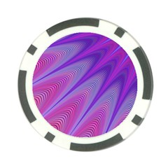 Purple Star Sun Sunshine Fractal Poker Chip Card Guard by BangZart