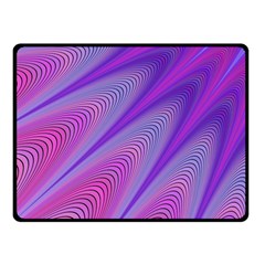 Purple Star Sun Sunshine Fractal Fleece Blanket (small) by BangZart