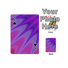 Purple Star Sun Sunshine Fractal Playing Cards 54 (mini) 