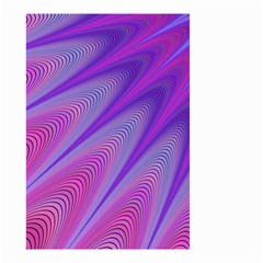 Purple Star Sun Sunshine Fractal Small Garden Flag (two Sides) by BangZart