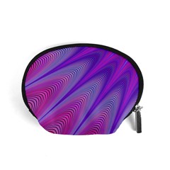 Purple Star Sun Sunshine Fractal Accessory Pouches (small)  by BangZart