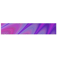 Purple Star Sun Sunshine Fractal Small Flano Scarf