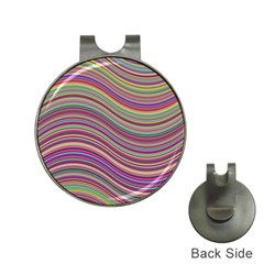 Wave Abstract Happy Background Hat Clips With Golf Markers by BangZart