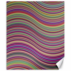 Wave Abstract Happy Background Canvas 20  X 24  