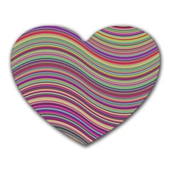 Wave Abstract Happy Background Heart Mousepads