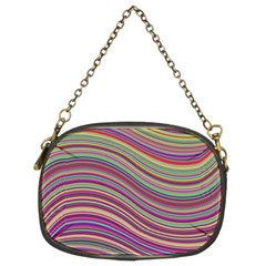 Wave Abstract Happy Background Chain Purses (two Sides)  by BangZart