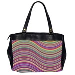 Wave Abstract Happy Background Office Handbags (2 Sides)  Back