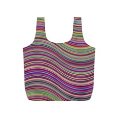 Wave Abstract Happy Background Full Print Recycle Bags (s)  by BangZart