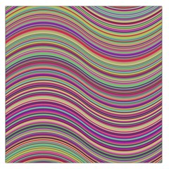 Wave Abstract Happy Background Large Satin Scarf (square) by BangZart