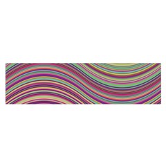 Wave Abstract Happy Background Satin Scarf (oblong)