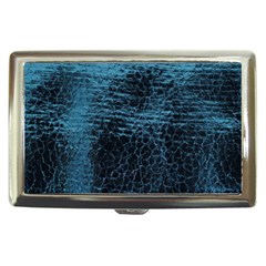 Blue Black Shiny Fabric Pattern Cigarette Money Cases