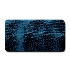 Blue Black Shiny Fabric Pattern Medium Bar Mats by BangZart