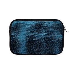 Blue Black Shiny Fabric Pattern Apple Macbook Pro 13  Zipper Case by BangZart