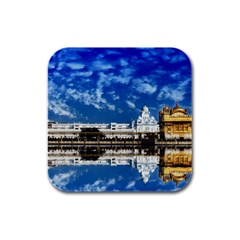 India Punjab Amritsar Sikh Rubber Square Coaster (4 Pack)  by BangZart