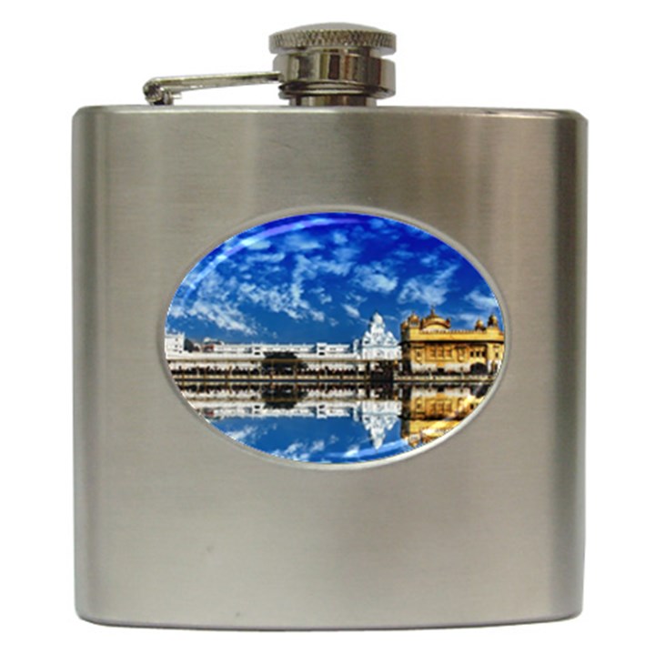 India Punjab Amritsar Sikh Hip Flask (6 oz)