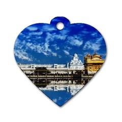 India Punjab Amritsar Sikh Dog Tag Heart (one Side)