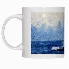 Whale Watercolor Sea White Mugs