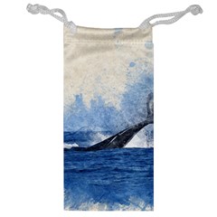 Whale Watercolor Sea Jewelry Bag by BangZart