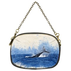 Whale Watercolor Sea Chain Purses (two Sides)  by BangZart