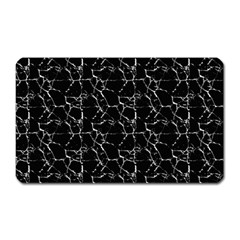 Black And White Textured Pattern Magnet (rectangular) by dflcprints