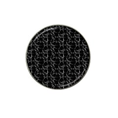 Black And White Textured Pattern Hat Clip Ball Marker (10 Pack) by dflcprints