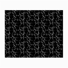 Black And White Textured Pattern Small Glasses Cloth by dflcprints