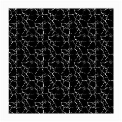 Black And White Textured Pattern Medium Glasses Cloth by dflcprints