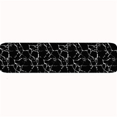 Black And White Textured Pattern Large Bar Mats by dflcprints