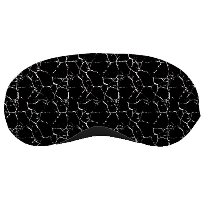 Black And White Textured Pattern Sleeping Masks