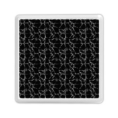 Black And White Textured Pattern Memory Card Reader (square)  by dflcprints