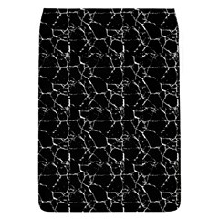 Black And White Textured Pattern Flap Covers (S) 