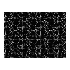 Black And White Textured Pattern Double Sided Flano Blanket (mini)  by dflcprints