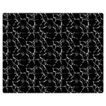 Black And White Textured Pattern Double Sided Flano Blanket (Medium)  60 x50  Blanket Front