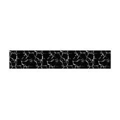 Black And White Textured Pattern Flano Scarf (mini) by dflcprints