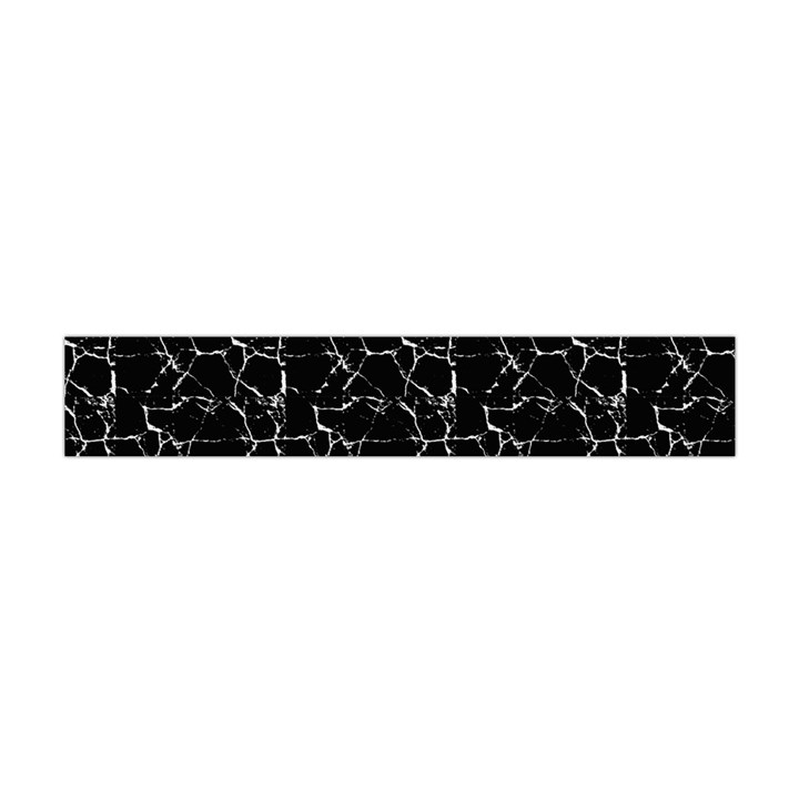 Black And White Textured Pattern Flano Scarf (Mini)