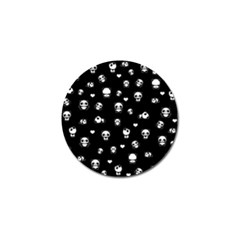 Panda Pattern Golf Ball Marker (4 Pack) by Valentinaart