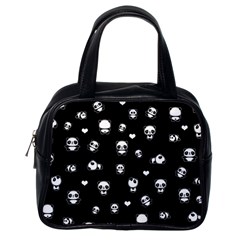 Panda Pattern Classic Handbags (one Side) by Valentinaart