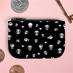 Panda Pattern Mini Coin Purses by Valentinaart