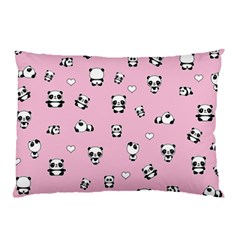 Panda Pattern Pillow Case (two Sides) by Valentinaart