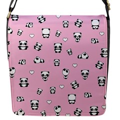 Panda Pattern Flap Messenger Bag (s) by Valentinaart