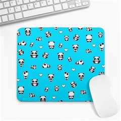 Panda Pattern Large Mousepads by Valentinaart